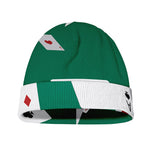 Falling Poker Cards Print Beanie