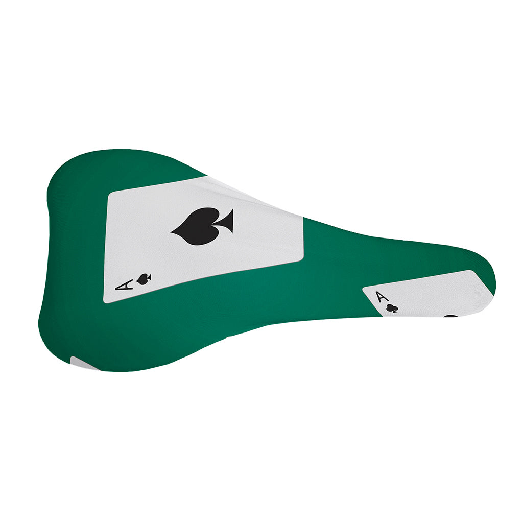 Falling Poker Cards Print Bicycle Seat Cover