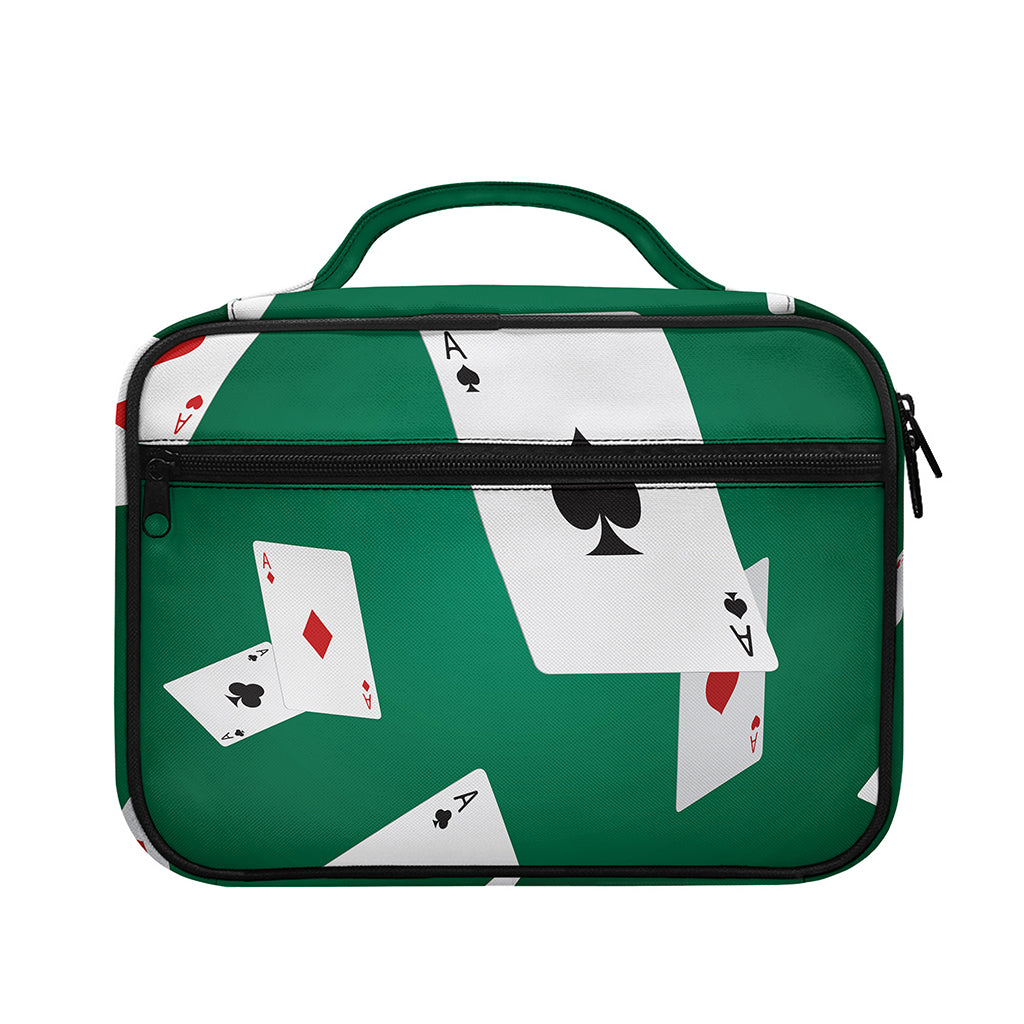 Falling Poker Cards Print Briefcase Bible Bag