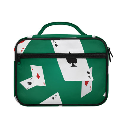 Falling Poker Cards Print Briefcase Bible Bag