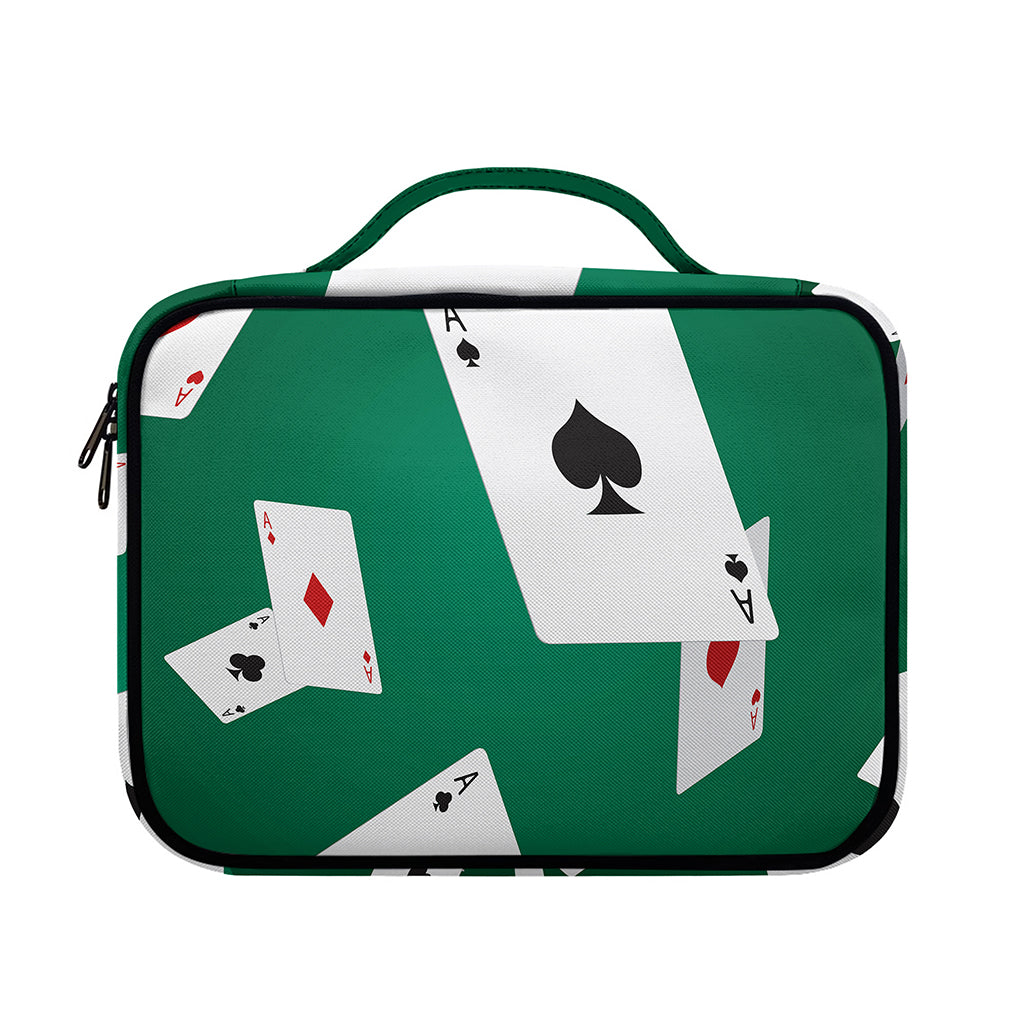 Falling Poker Cards Print Briefcase Bible Bag