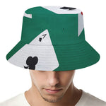 Falling Poker Cards Print Bucket Hat