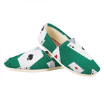 Falling Poker Cards Print Casual Shoes