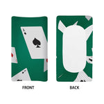 Falling Poker Cards Print Changing Pad Cover