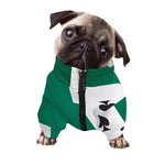 Falling Poker Cards Print Dog Zip Up Jacket