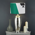 Falling Poker Cards Print Drum Lamp Shade