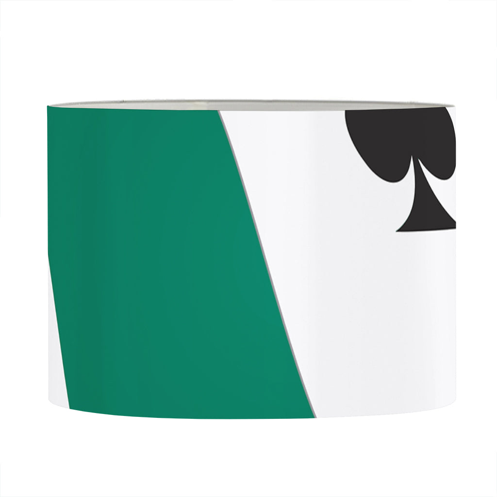 Falling Poker Cards Print Drum Lamp Shade