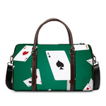 Falling Poker Cards Print Duffle Bag