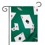 Falling Poker Cards Print House Flag