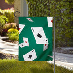 Falling Poker Cards Print House Flag