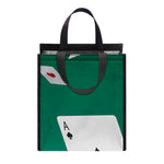 Falling Poker Cards Print Insulated Lunch Tote