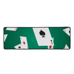 Falling Poker Cards Print Long Kitchen Mat