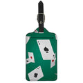 Falling Poker Cards Print Luggage Tag