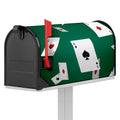 Falling Poker Cards Print Mailbox Cover