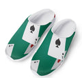 Falling Poker Cards Print Mesh Casual Shoes