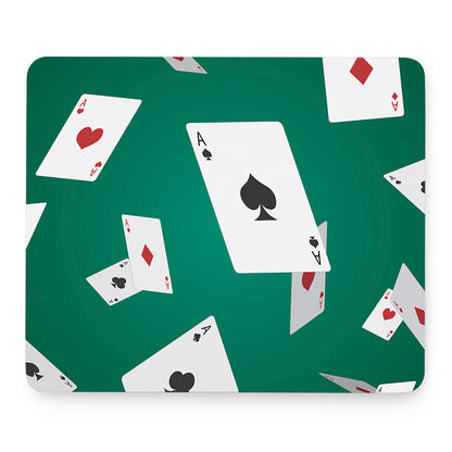 Falling Poker Cards Print Mouse Pad