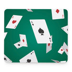 Falling Poker Cards Print Mouse Pad