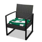 Falling Poker Cards Print Outdoor Seat Cushion Cover