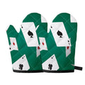 Falling Poker Cards Print Oven Mitts