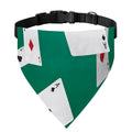 Falling Poker Cards Print Over The Collar Dog Bandana