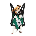 Falling Poker Cards Print Pet Carrier Backpack