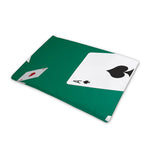 Falling Poker Cards Print Pet Cooling Mat Cover