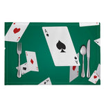 Falling Poker Cards Print Placemat