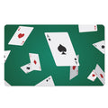 Falling Poker Cards Print Polyester Doormat