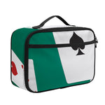 Falling Poker Cards Print Portable Lunch Bag