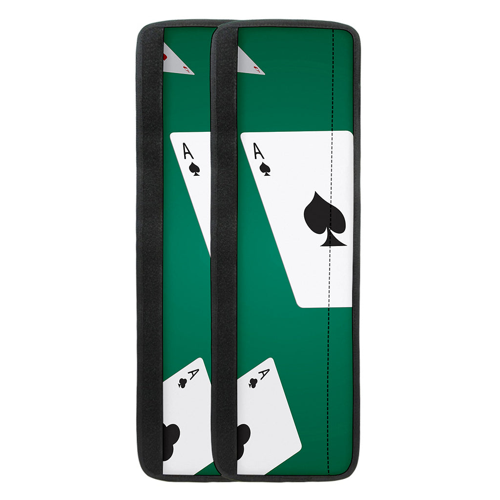 Falling Poker Cards Print Refrigerator Handle Covers
