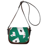 Falling Poker Cards Print Saddle Bag
