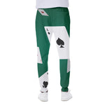 Falling Poker Cards Print Scuba Joggers