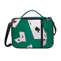 Falling Poker Cards Print Shoulder Strap Bible Bag