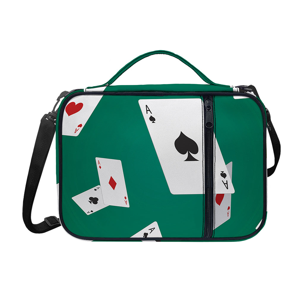 Falling Poker Cards Print Shoulder Strap Bible Bag