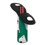 Falling Poker Cards Print Single Neoprene Wine Tote