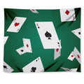 Falling Poker Cards Print Tapestry