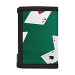 Falling Poker Cards Print Trifold Wallet