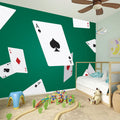 Falling Poker Cards Print Wall Sticker