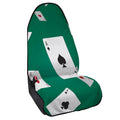 Falling Poker Cards Print Waterproof Car Seat Cover