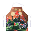Falling Poker Chips Print Adjustable Apron