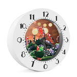 Falling Poker Chips Print Alarm Clock