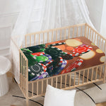 Falling Poker Chips Print Baby Crib Sheet