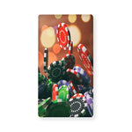 Falling Poker Chips Print Baby Crib Sheet