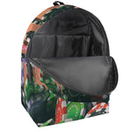 Falling Poker Chips Print Backpack