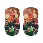 Falling Poker Chips Print Bar Stool Covers