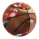 Falling Poker Chips Print Basketball