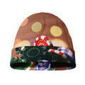Falling Poker Chips Print Beanie