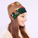 Falling Poker Chips Print Beanie