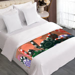 Falling Poker Chips Print Bed Runner