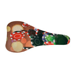 Falling Poker Chips Print Bicycle Seat Cover